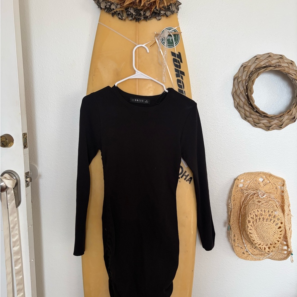 Lioness Classic Black Knit Dress